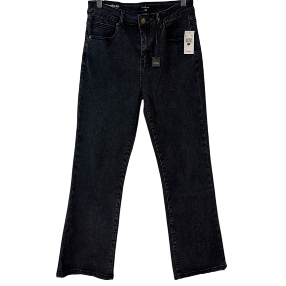 Democracy Denim - bebe Women’s Charcoal Black Flare Jeans